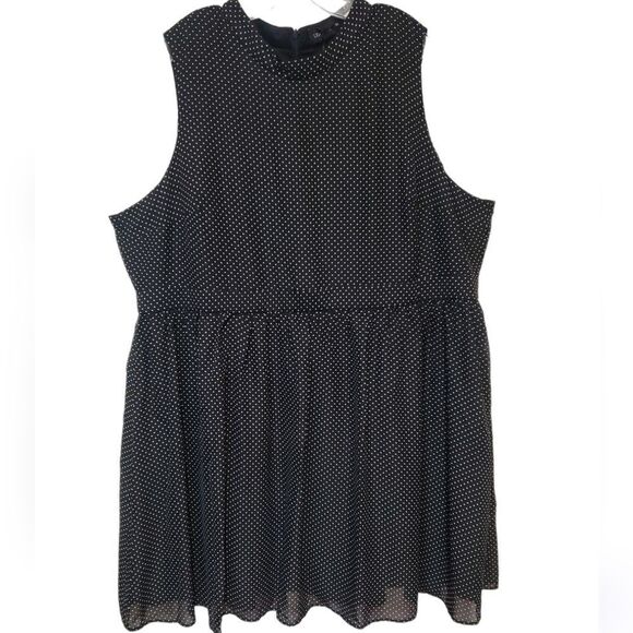 🌹LIZA LUZE POlKA DOT DRESS SZ 4X - Picture 2 of 10
